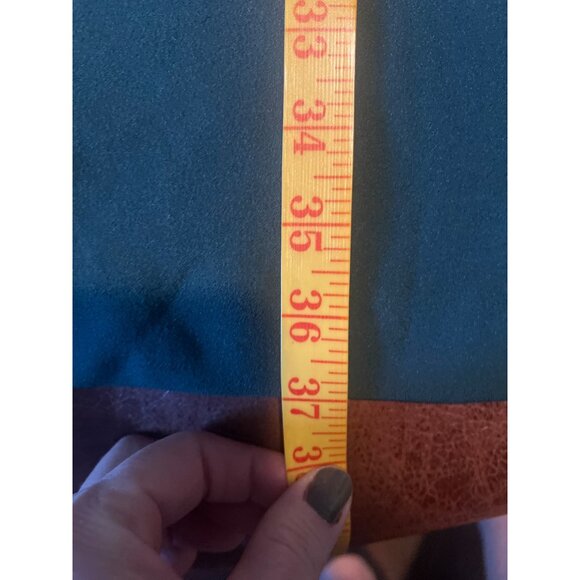 Sharagano Womens Green Ruffle Mock‎ Neck Dress 6  Coquette Feminine - Picture 5 of 7